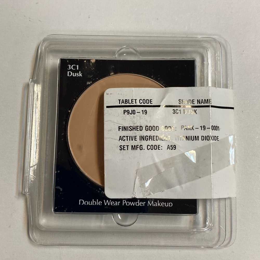 New Estée Lauder Double Wear Powder Makeup in 3C1 Dusk Sealed Tester